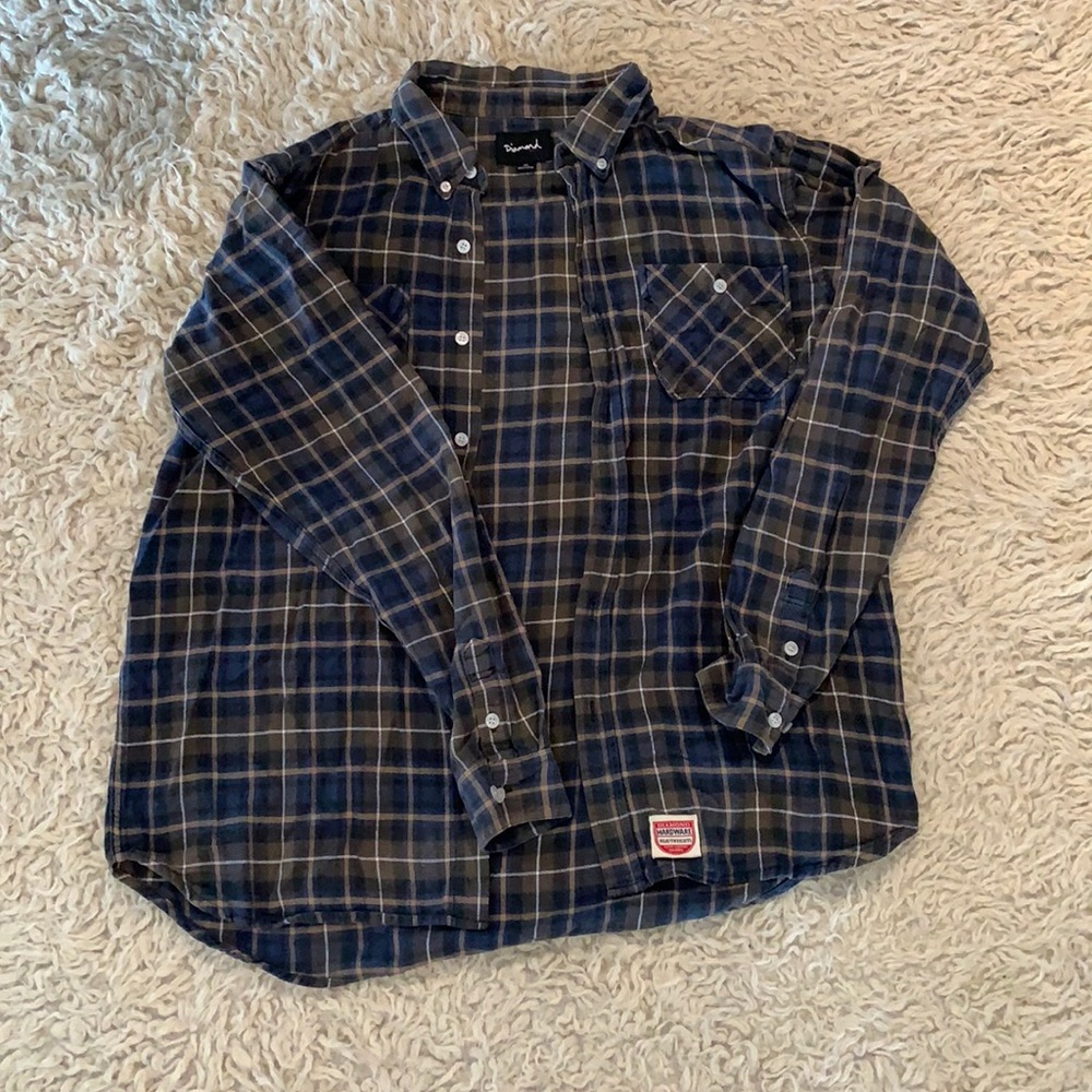 Grunge Diamond Supply Flannel